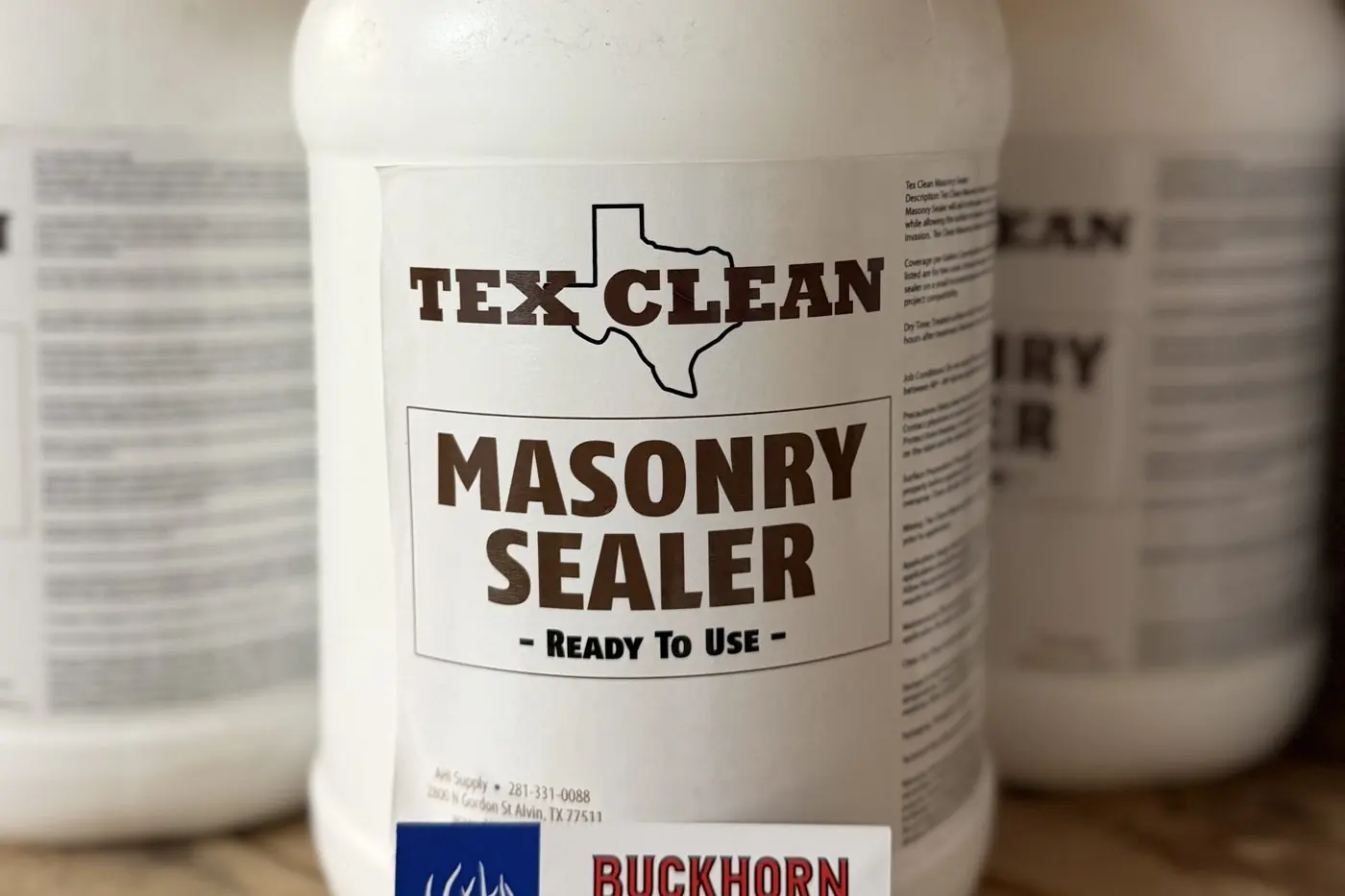 Tex Clean Masonry Sealer, ready to use