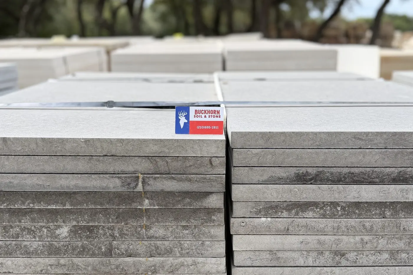 Honed Charcoal Lueder slabs, 1.25 inches thick