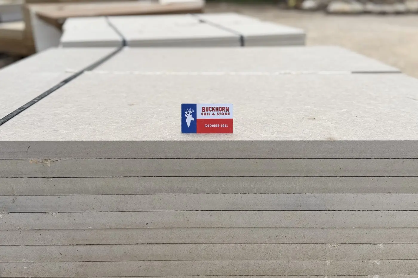 Honed Gray Lueder slabs, 1.25 inches thick