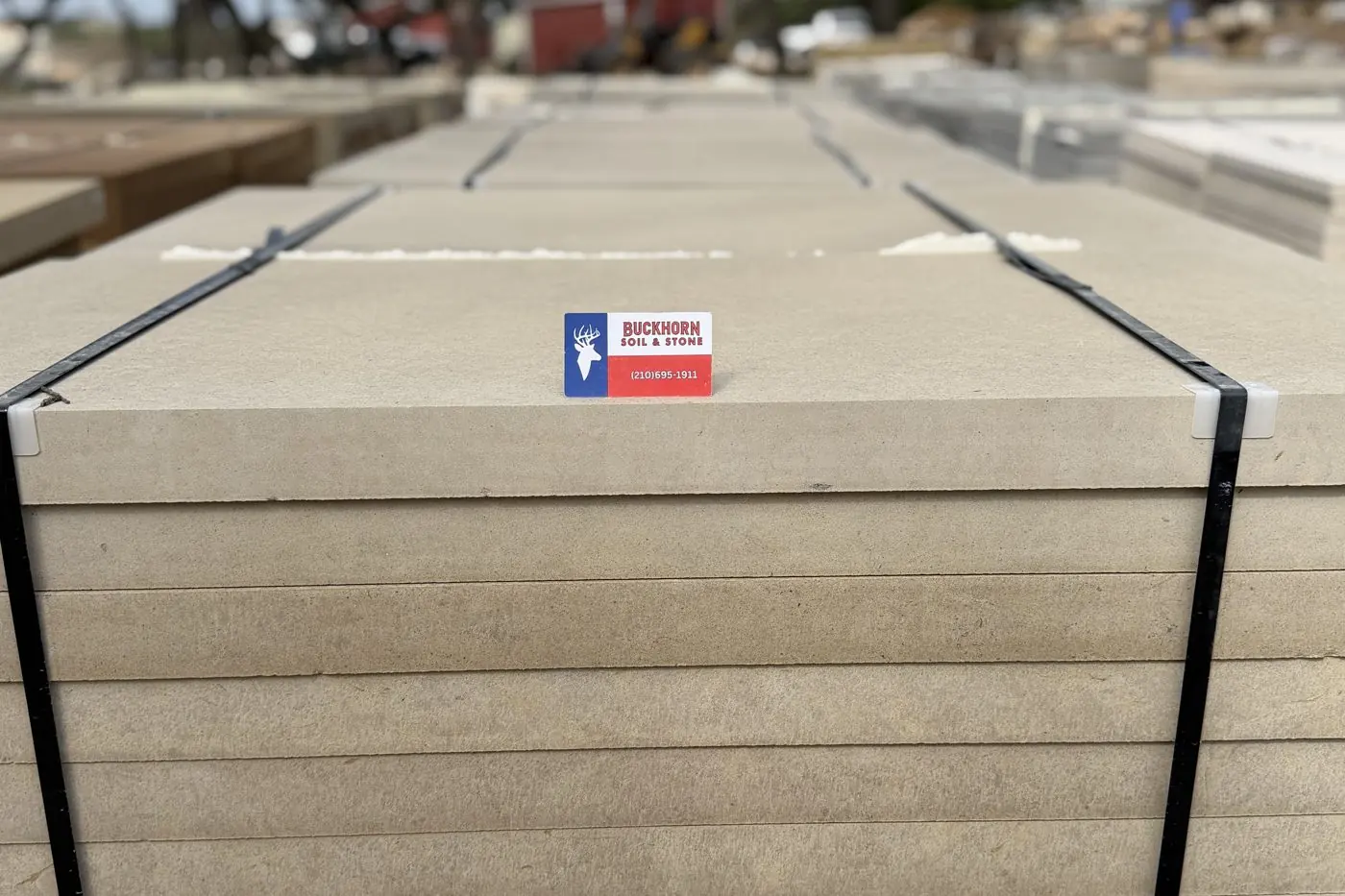 Honed Gray Lueder slabs, 2.25 inches thick