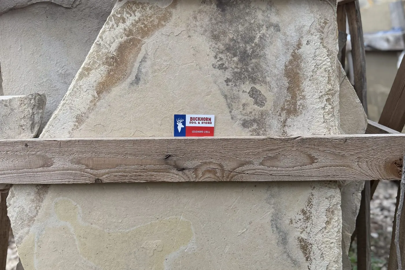 Large Mexico Select Blanca flagstone slab