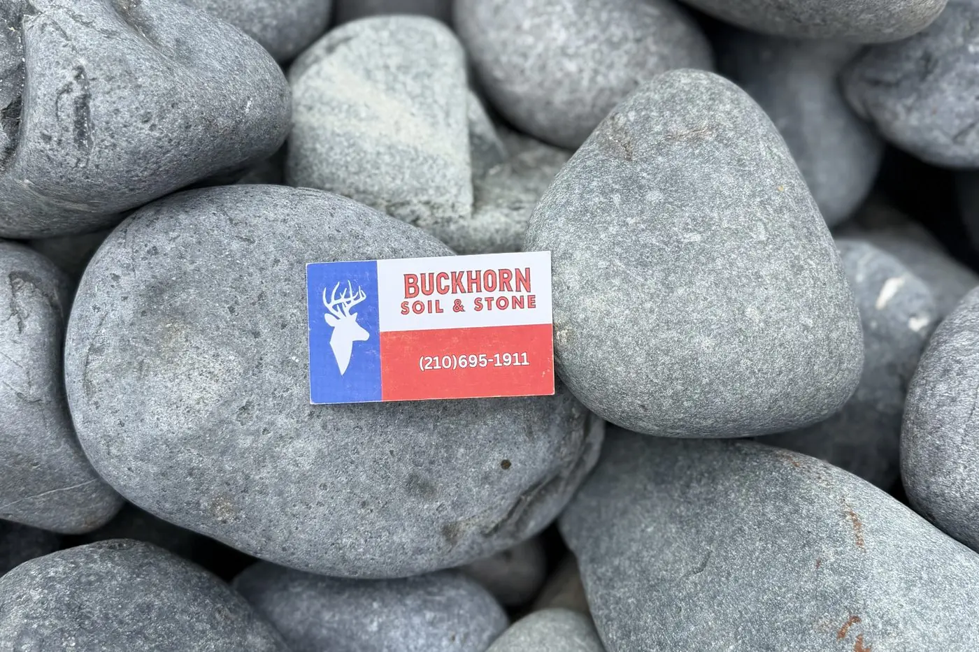 Large black Mexican beach pebbles
