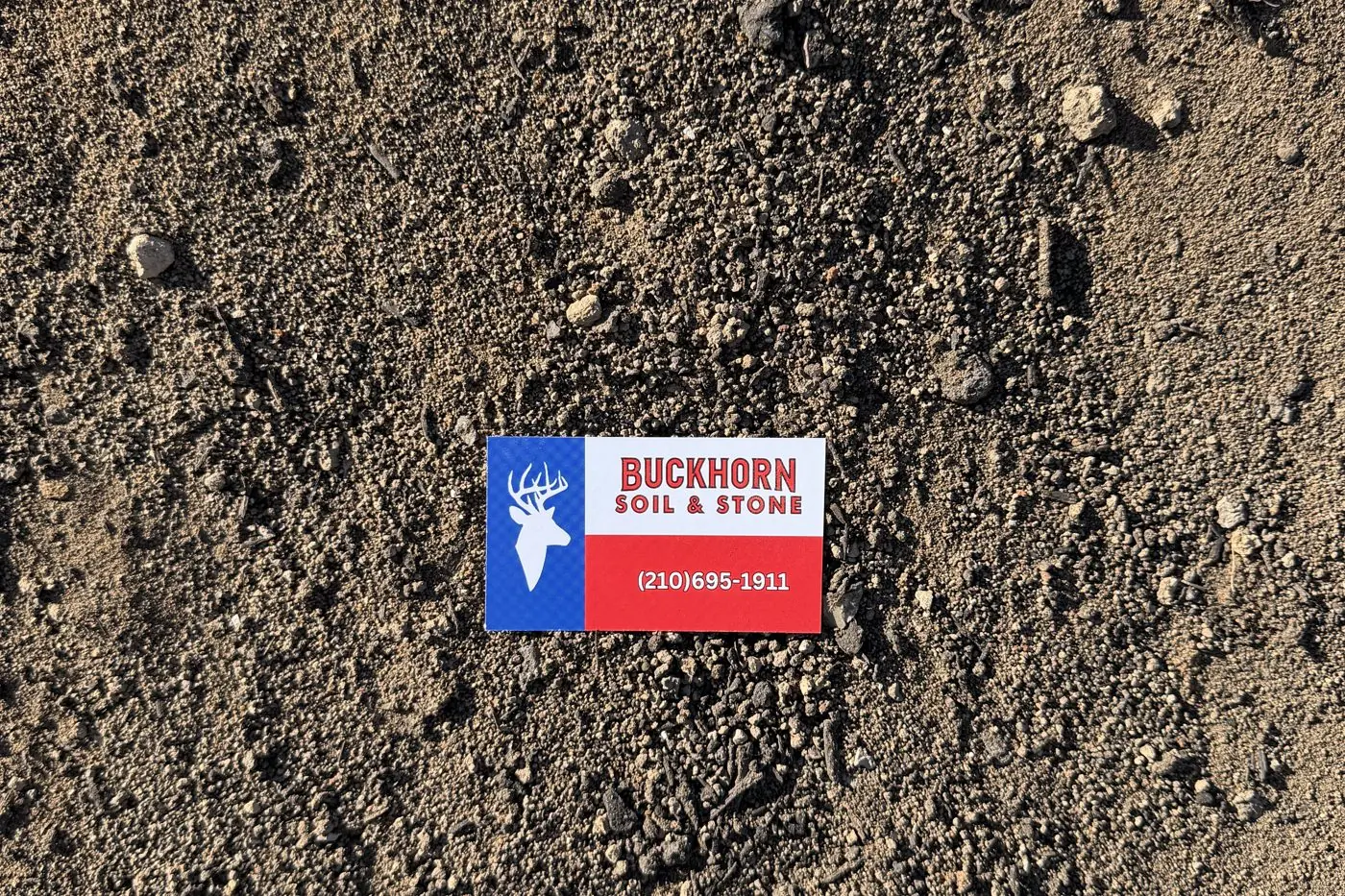Custom Mix soil blend in the Buckhorn yard