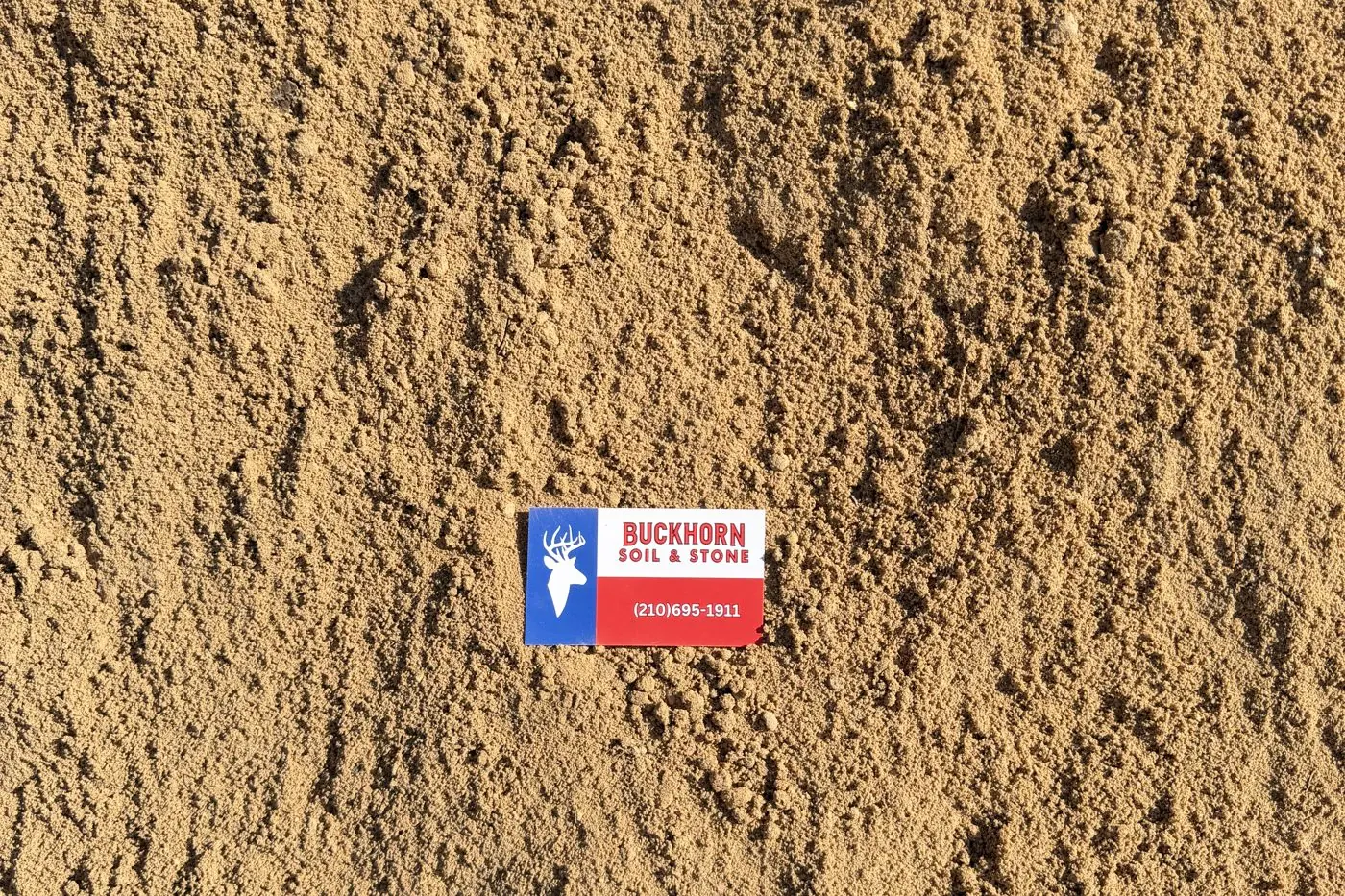 Screened Sandy Loam in the Buckhorn yard